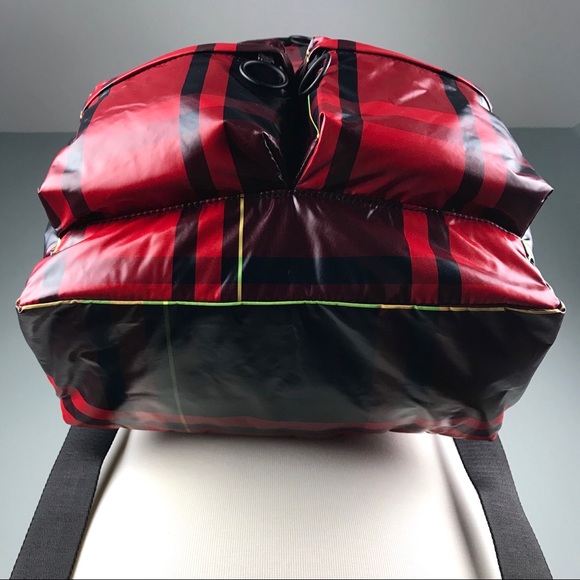 Off-White Red Check Plaid BackPack Virgil Abloh - Picture 4 of 8